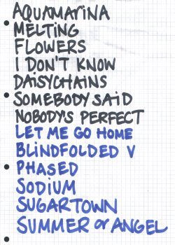 Bilston setlist